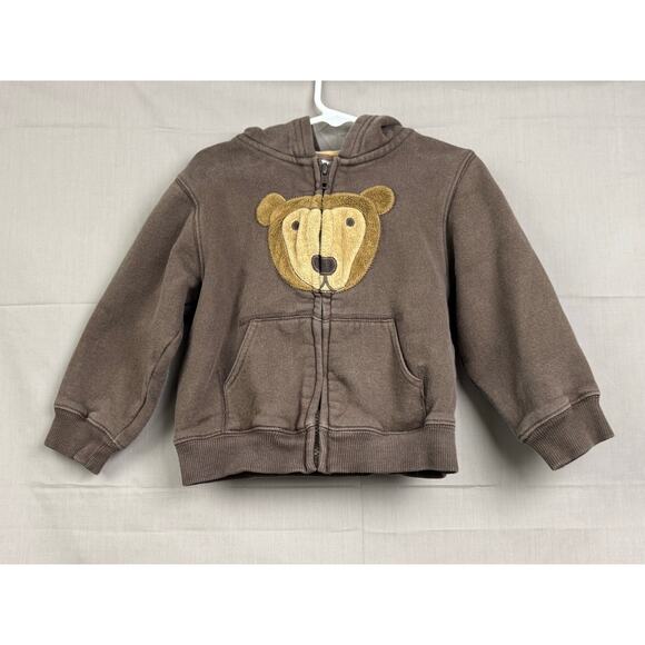 Gymboree Toddler Boy Brown Bear Jacket, Size 2T-3T - Picture 1 of 7